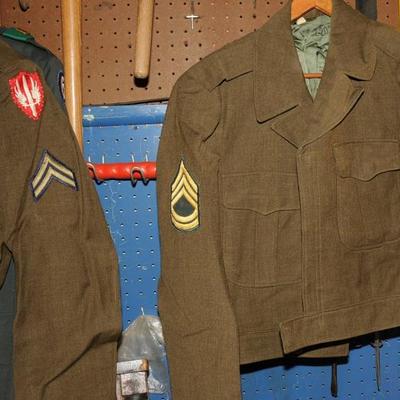 WWII - KOREAN WAR MILITARY U.S. ARMY EISENHOWER WOOL UNIFORM JACKET