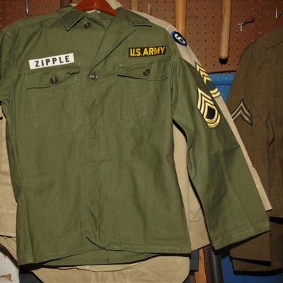 WWII - KOREAN WAR MILITARY U.S. ARMY UNIFORM JACKET