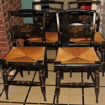 4 HICHCOCK CHAIRS
