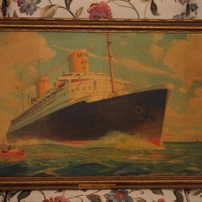 ADVERTISING: SHIP ~ BREMER ~ NORTH GERMAN LLOYD