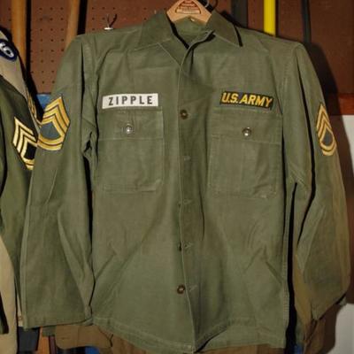 WWII - KOREAN WAR MILITARY U.S. ARMY UNIFORM SHIRT