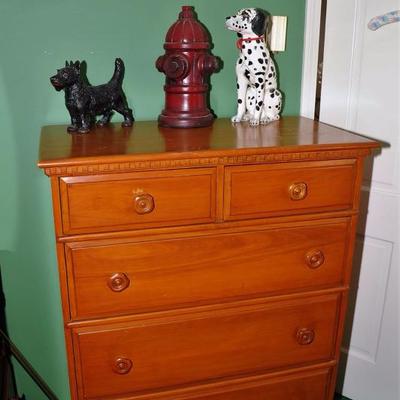 MAPLE BEDROOM SET:: TALL DRESSER