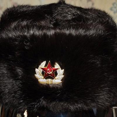 SOVIET RUSSIAN WINTER ARMY HAT [USHAKA]