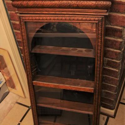 WALL CLOCK CASE MADE INTO HANGING SHELF