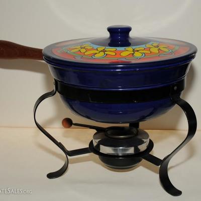 PETER MAX ENAMEL CHAFFING DISHES 