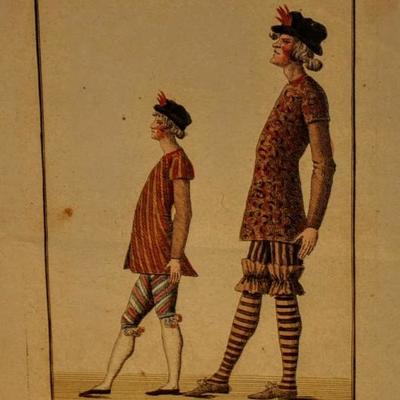 COLORED ENGRAVINGS BY JOLY, MELEUVRE CARLE & HORANCE VERNET ~ BALLET DE LA FORET D' HERMANSTAD.