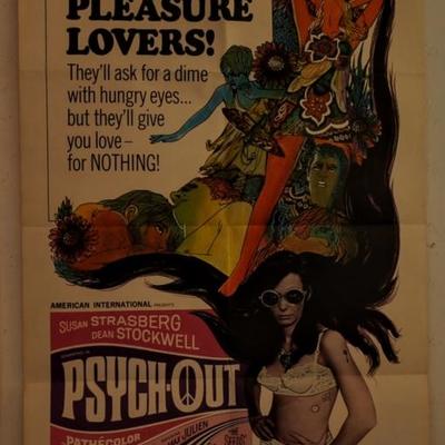VINTAGE MINT 60's CULT MOVIE POSTERS