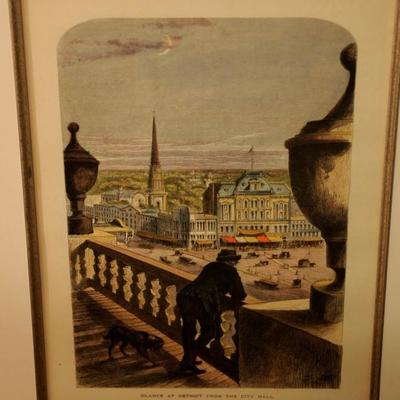 DETROIT CITY HALL PRINT