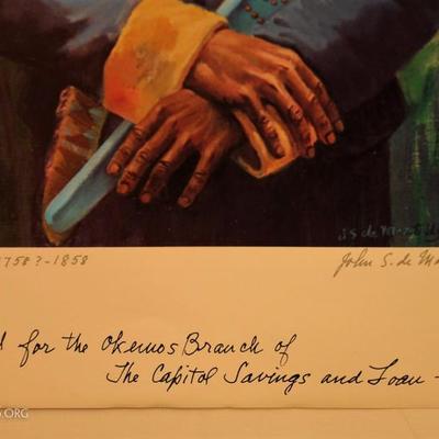 SIGNED JOHN S de MARTELLY CHIEF OKEMOS