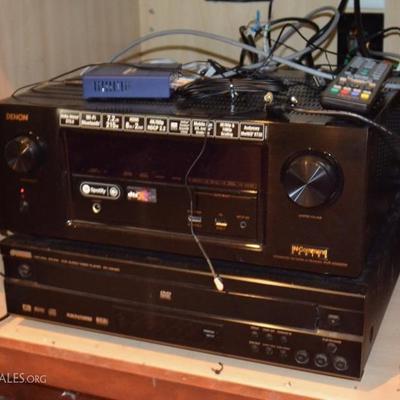 DVD player and Denon receiver