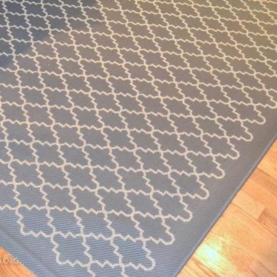 8' X 10' indoor/outdoor rug
