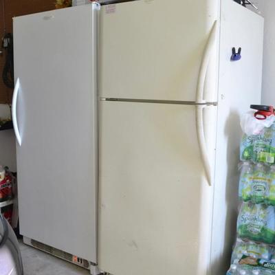 Frigidaire upright freezer and fridge