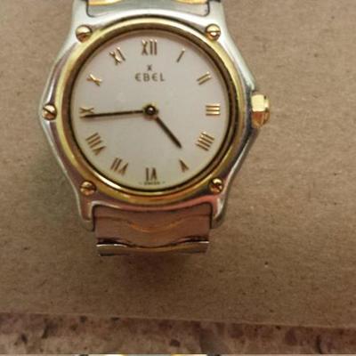 Ladies Ebel watch in excellent condition, SS/gold- Original box and additional links-- by appointment only