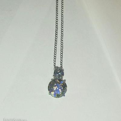 Diamond pendant necklace - approx. 4.18 total carats - (3.58 carats main stone) by appointment only