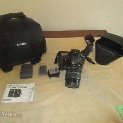 Canon camera equipment