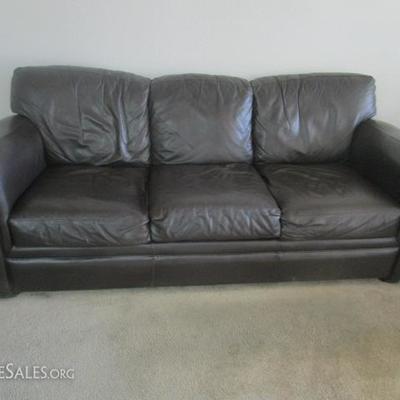 Soft and high end leather couch