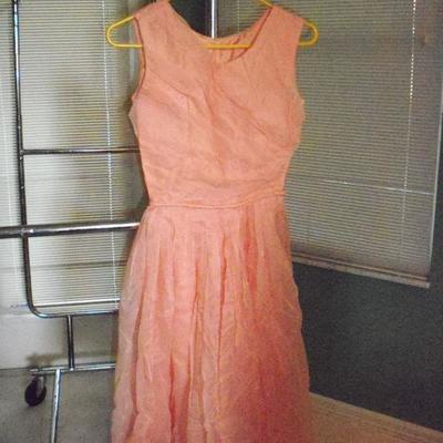 Vintage Peach dress.