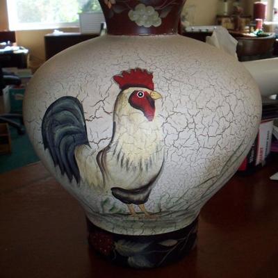 Rooster vase