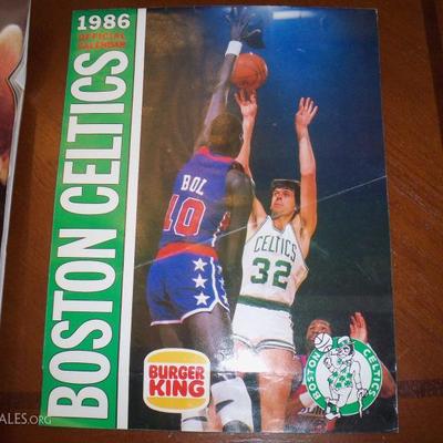 1986 Boston Celtics Program