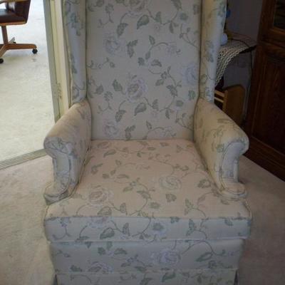 1 of 2 Mar-Clay Manor Wing back Chairs