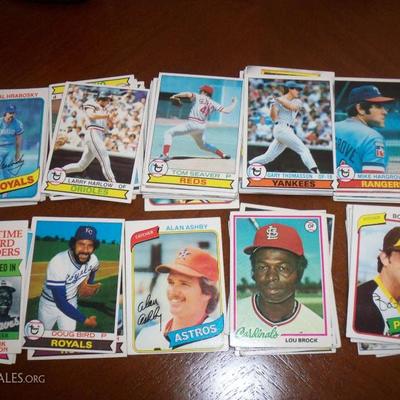 Vintage 1970's - 1980's Baseball cards