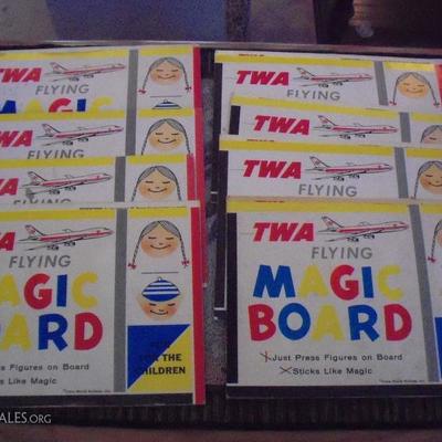 8 - Vintage TWA Flying Magic Boards
