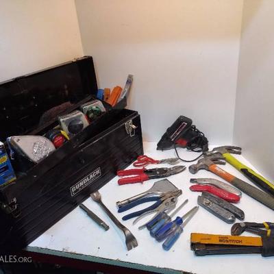 Toolbox with assortment of Tools