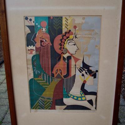 PENCIL SIGNED H.C. HEE LITHO TITLED 