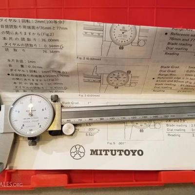 Mitutoyo no. 505-633-50 dial caliper