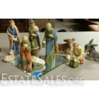 Vintage GOEBEL SACRART 10 Pc. Nativity