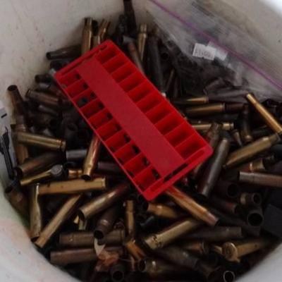 Huge lot of used brass casings- Various calibers