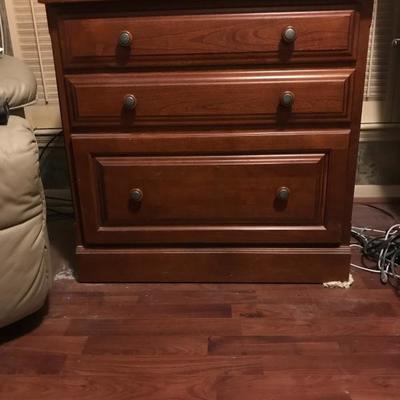 Three Drawer Office Cabinet  75.â€”