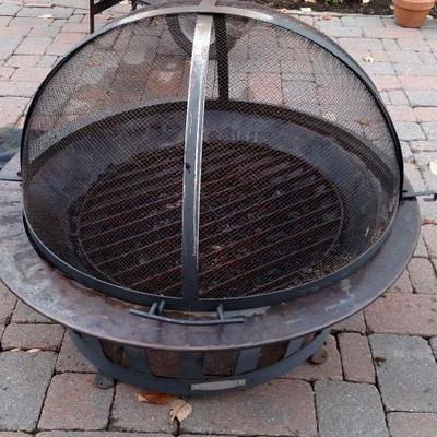 Copper fire pit from Frontgate