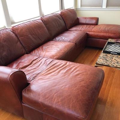 AWESOME leather sectional