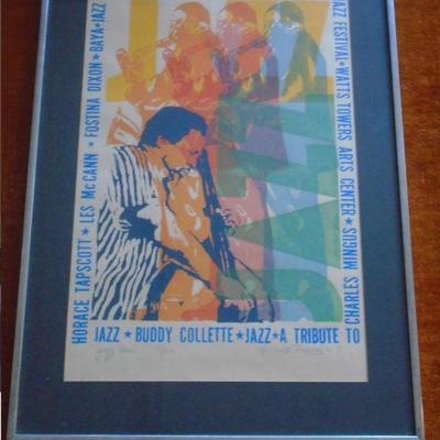 
ORIGINAL WATTS TOWERS 
JAZZ CONCERT POSTER - LTD ED. 57/70 (SIGNED)
