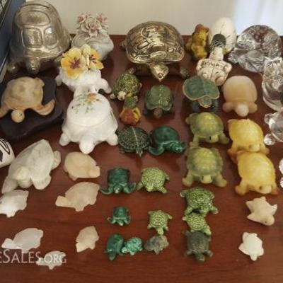 HPT012 Lucky Turtles Figurines Lot #5
