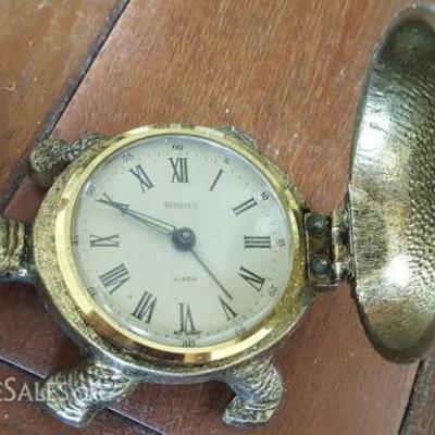 HPT010 Vintage Bentley Turtle Alarm Clock - West Germany
