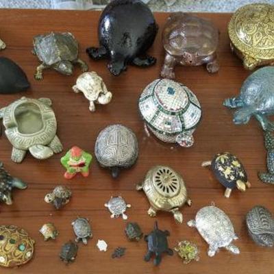 HPT007 Lucky Turtle Figurines Lot #4
