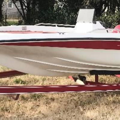 Bass Boat - 1988 Charger - 16 ft. w/ Evinrude 115 ...