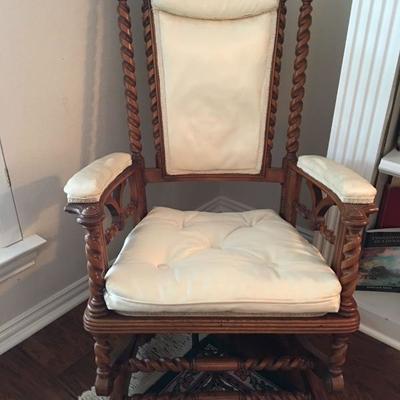 BEEHIVE PLATFORM ROCKER   FROM THE EARLY 1900'S