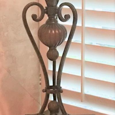 TALL METAL CANDLE HOLDER 