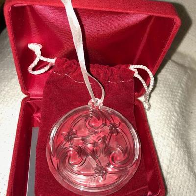 Waterford Ornaments, new in original box with logo sticker
