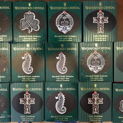 Waterford Ornaments, new in original box with logo sticker
