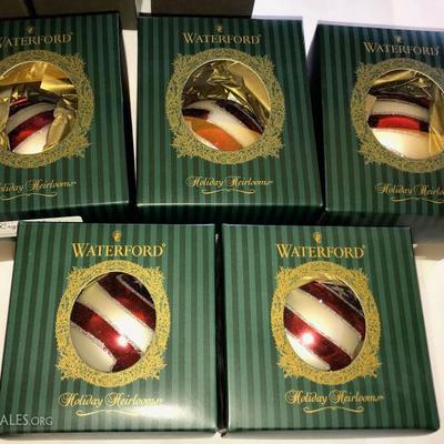 Waterford Ornaments, new in original box with logo sticker
