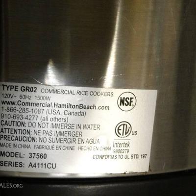 Proctor Sliex Commercial Rice Cooker