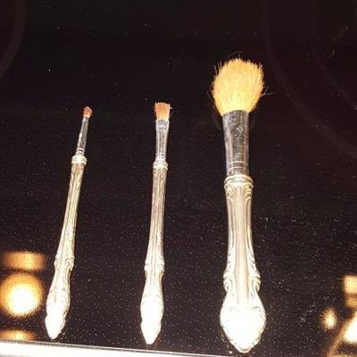 Silver Handle Artist Brushes
