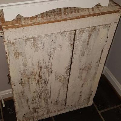 Vintage Whitewash Cabinet