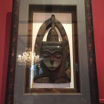 Framed African Mask