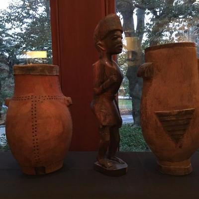 African Drums, African Carving 