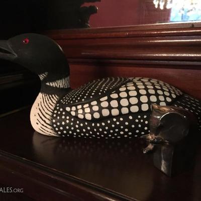 Loon Decoy, Signed